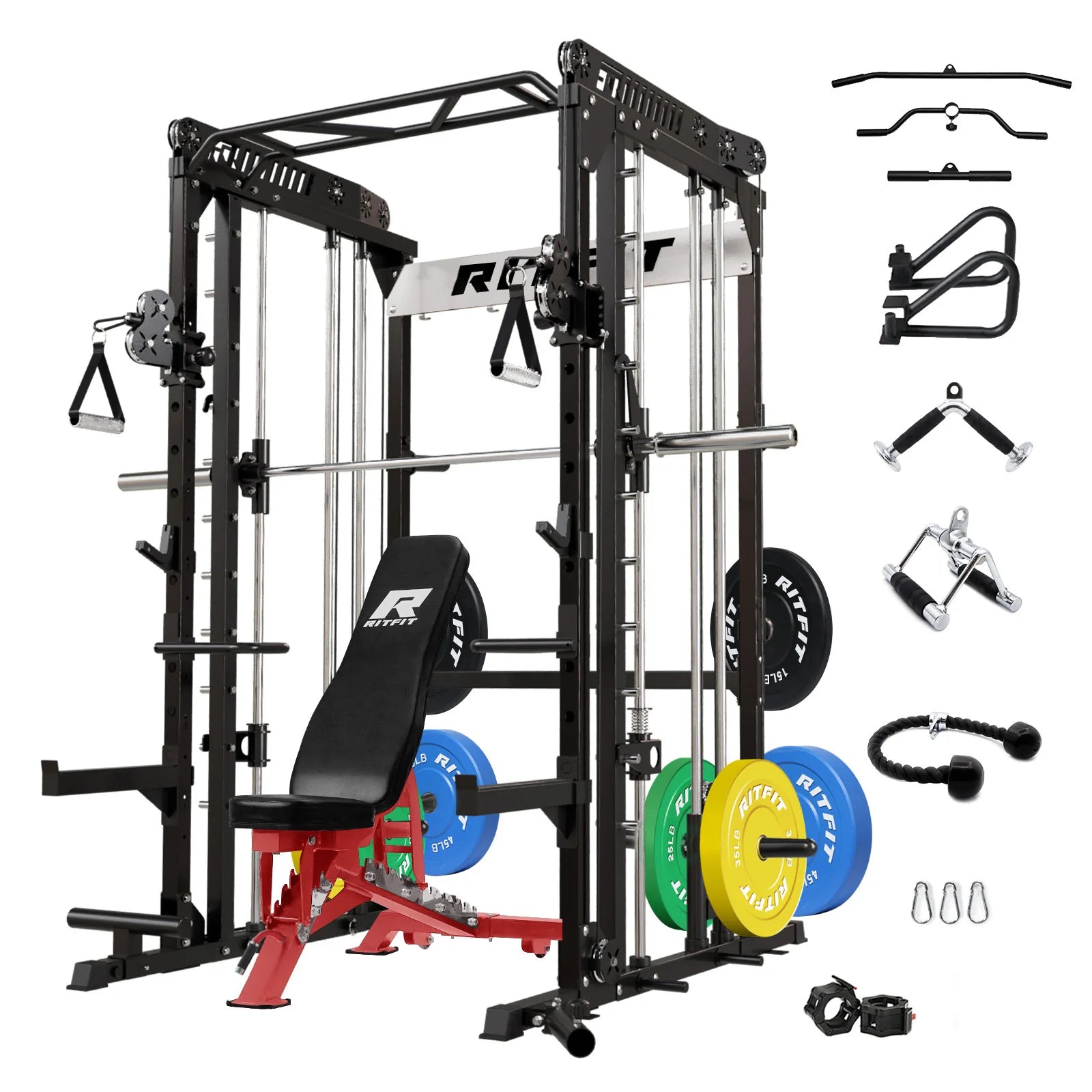 M1 PRO Smith Machine Home Gym Package Comprehensive All-In-One Workout System