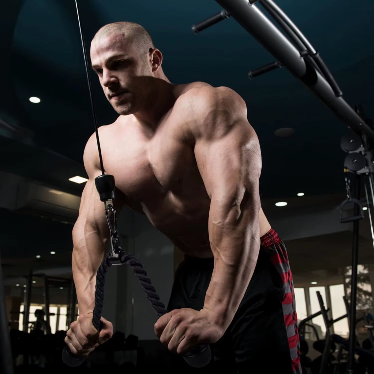 LAT Pulldown Bar Attachments, Cable Machine Accessories for Home Gym