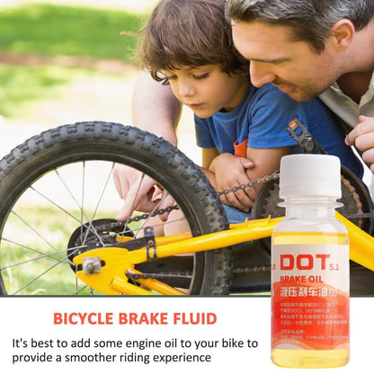 Dot 5. 1 Hydraulic Fluid Dot 5.1 Hydraulic Fluid for Stable Performance Road Bikes Mountain Bikes Bikes Braking Oil for Smooth