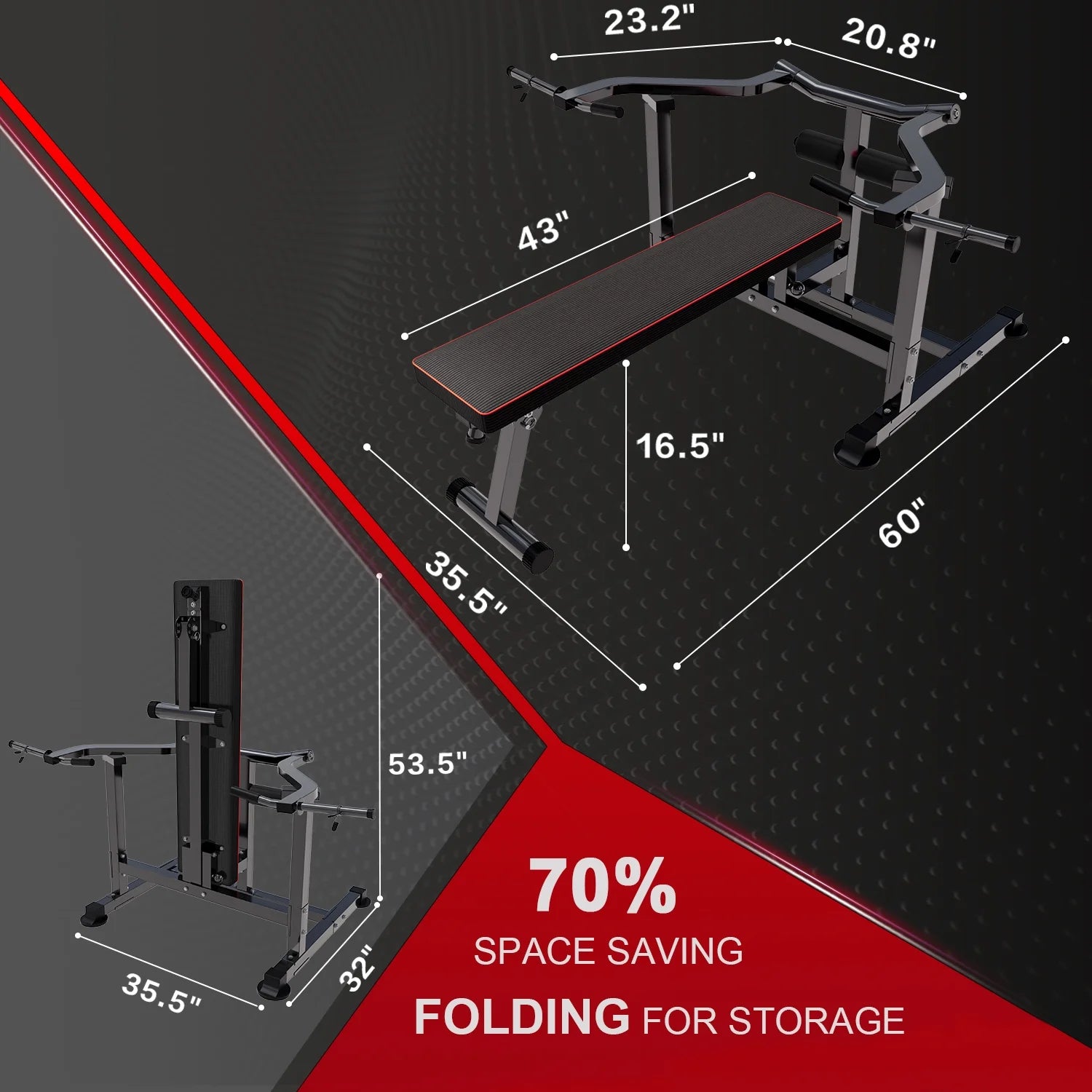 Chest Press Machine Bench Press Set Arm and AB Workouts Dumbbell Rack Gym Bar Steel 660Lbs