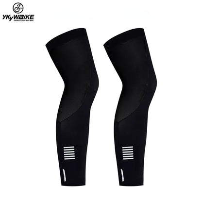 Cycling Leg Warmers Unisex Calf Compression Sleeves Outdoor Sports Running Basketball Football Leg Sleeves UV Protecti
