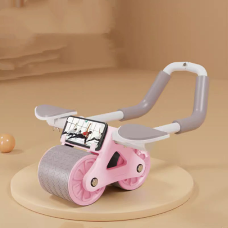 Beginner'S Automatic Rebound Belly Wheel Fitness Equipment
