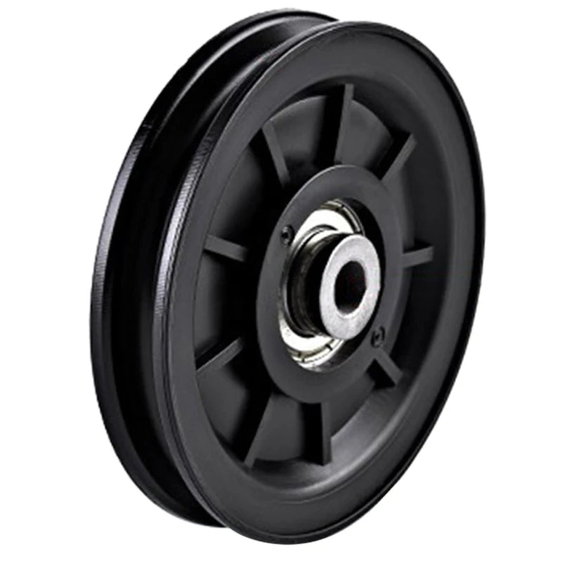 1Pc Nylon Bearing Pulley Wheel round Fitness Pulley Wheel Bearing Replacements Gym Equipment Parts for Fitness Equipment