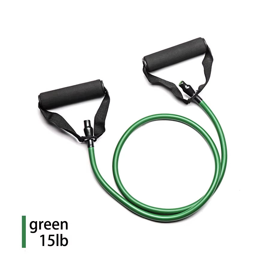 5 Levels Resistance Bands with Handles Training Exercise Tube Band Pull Rope Fitness Elastic Bands Workouts Strength Equipment