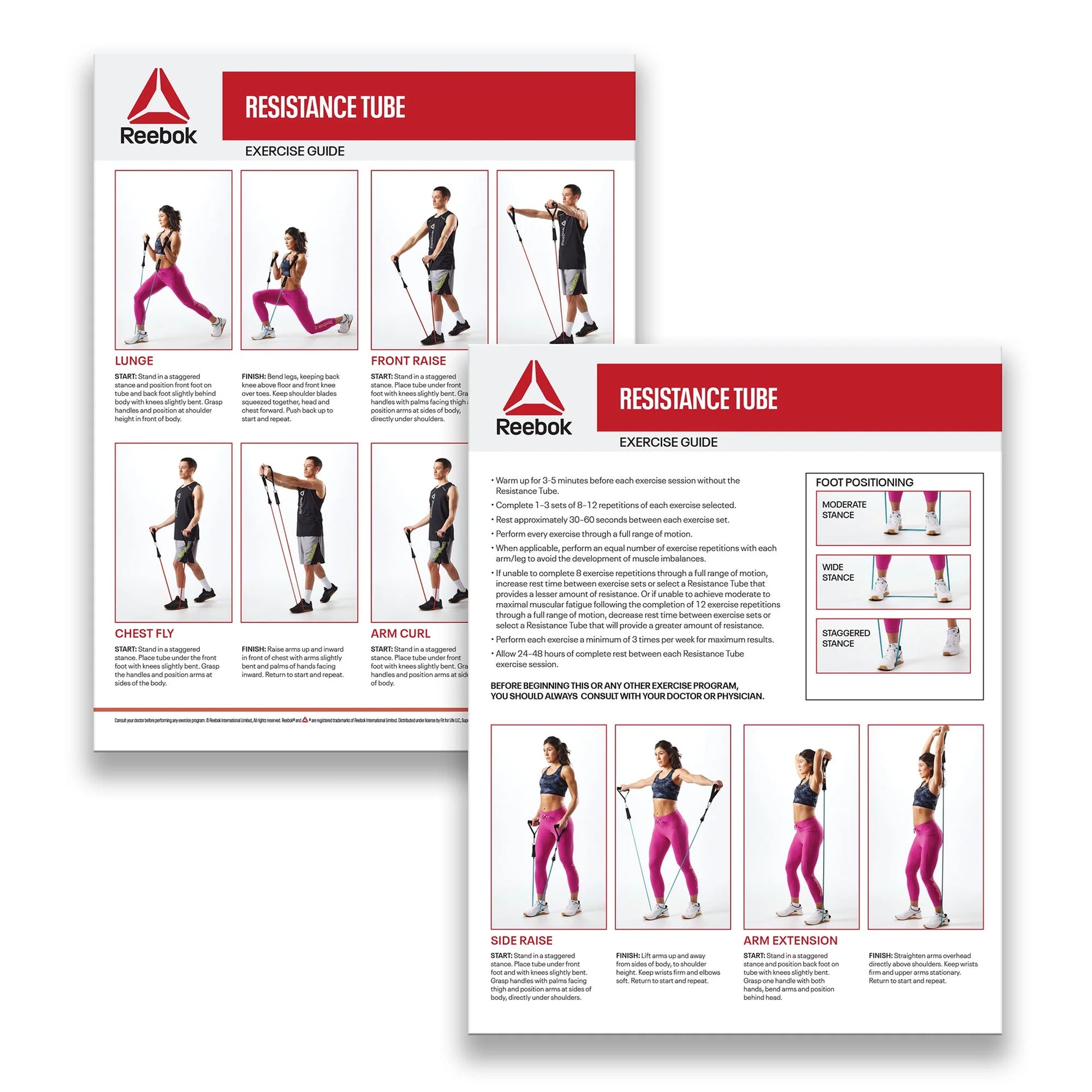 (2 Pack)  Delta Sure Grip Resistance Cord, Light Level - Ultra Heavy Level , Interchangeable Tubing