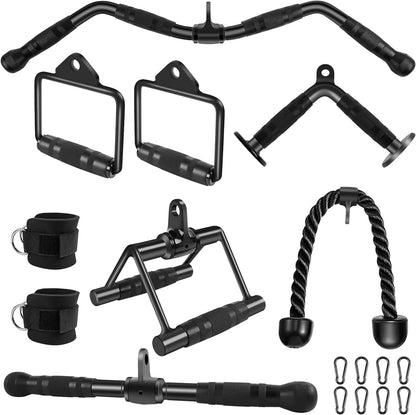 LAT Pulldown Bar Attachments, Cable Machine Accessories for Home Gym