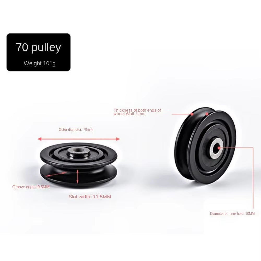 Nylon Bearing Pulley Wheel for Gym Fitness Equipment Cable Machine Part