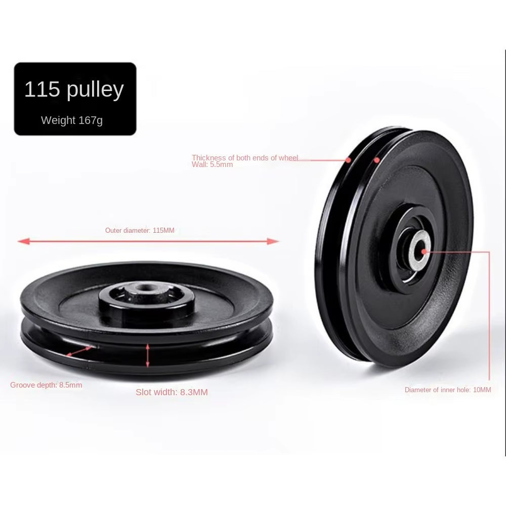 Nylon Bearing Pulley Wheel for Gym Fitness Equipment Cable Machine Part