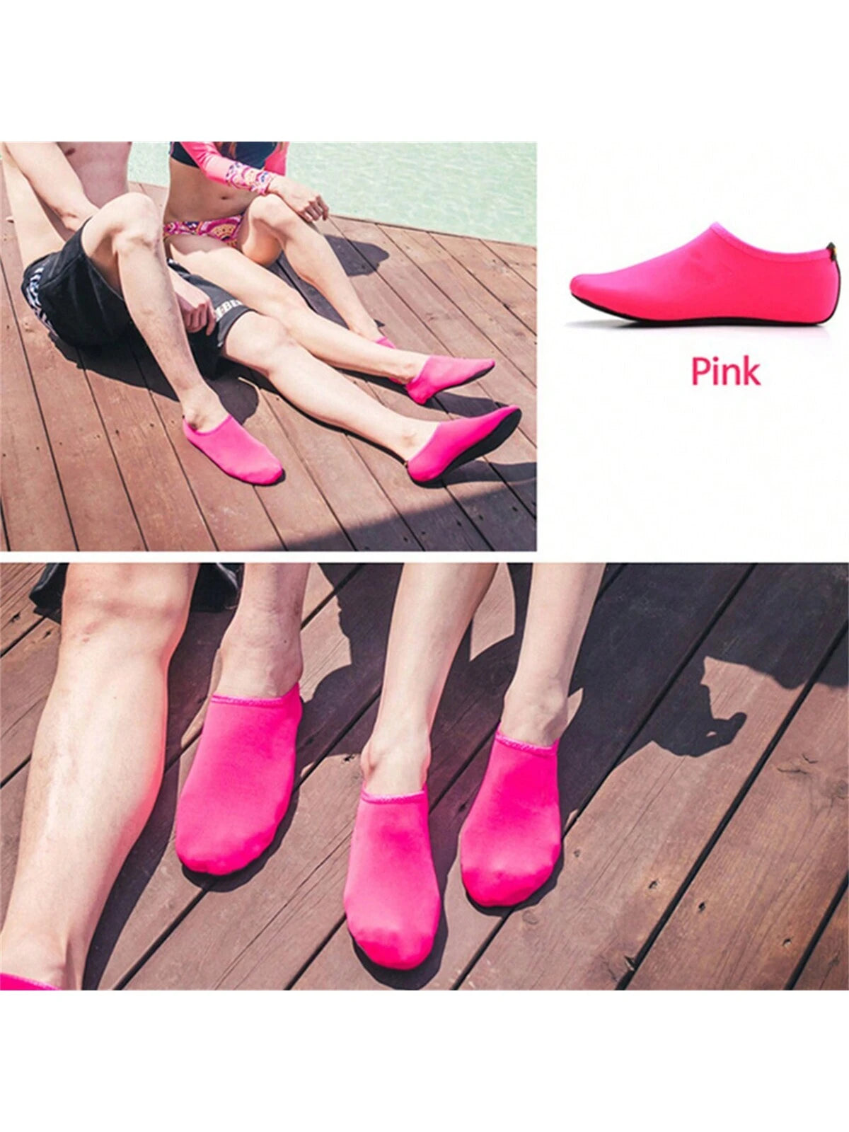 1 Pair (Lycra) Leg Warmers, Unisex Beach/Snorkeling/Diving Leg Warmers, Suitable for Parent-Child/Adult Swimming & Diving, Anti-Slip, Comfortable Beach/Yoga Leg Warmers, Reversible, Thermal, Spa Leg Warmers, Foot Care, 3Mm Neoprene Diving Leg Warmers for