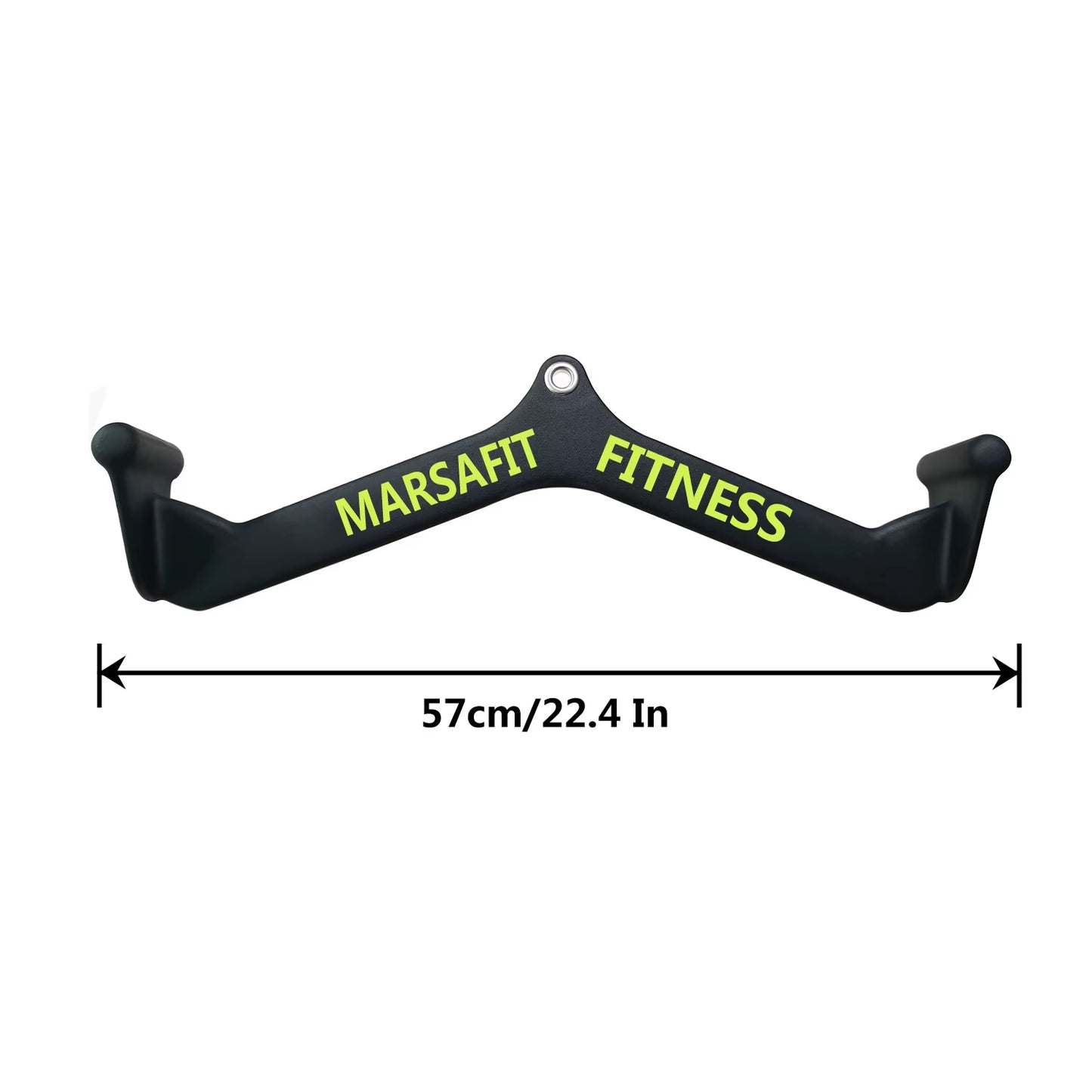 Home Gym Fitness Rowing T-Bar V-Bar Pulley Cable Machine Attachments Bicep Curl Tricep Lat Pulldown Bar Back Strength Training