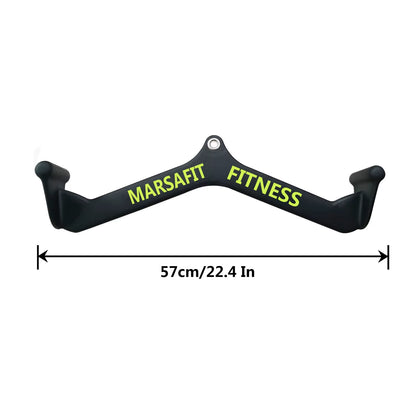 Home Gym Fitness Rowing T-Bar V-Bar Pulley Cable Machine Attachments Bicep Curl Tricep Lat Pulldown Bar Back Strength Training