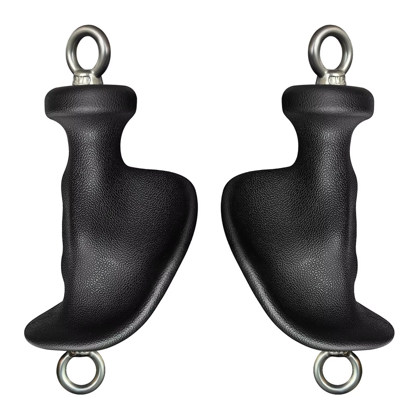 Ergonomic Triceps Rope Pull down Attachment Anti-Slippery Natural Rubber Grip Non-Slip Handle DIY Pulley Cable Attachment