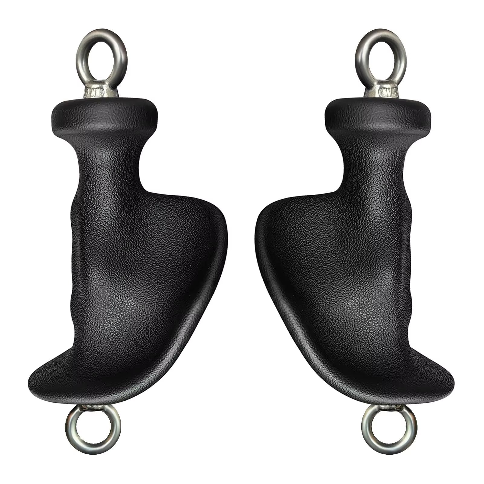 Ergonomic Triceps Rope Pull down Attachment Anti-Slippery Natural Rubber Grip Non-Slip Handle DIY Pulley Cable Attachment