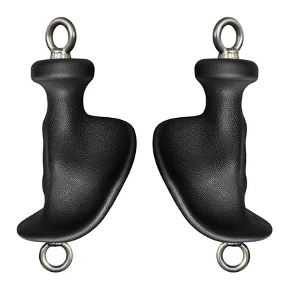 Ergonomic Triceps Rope Pull down Attachment Anti-Slippery Natural Rubber Grip Non-Slip Handle DIY Pulley Cable Attachment