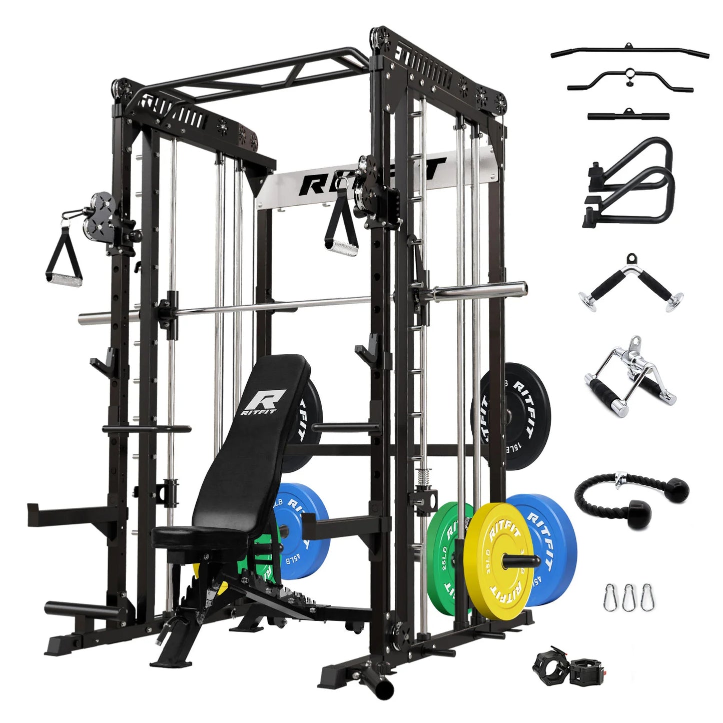 M1 PRO Smith Machine Home Gym Package Comprehensive All-In-One Workout System