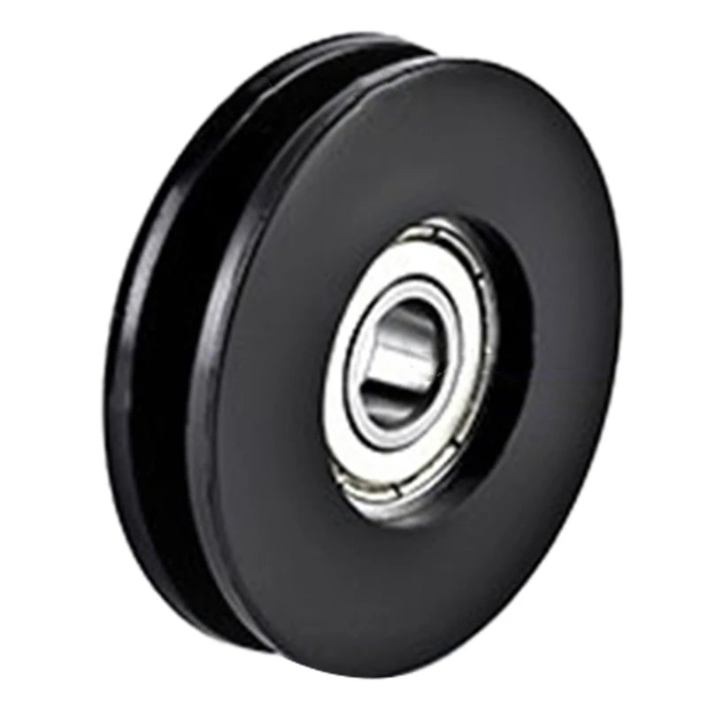 1Pc Nylon Bearing Pulley Wheel round Fitness Pulley Wheel Bearing Replacements Gym Equipment Parts for Fitness Equipment