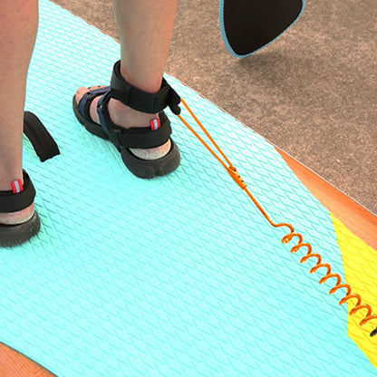 Surf Sup Ankle Leash Surfing Elastic Coiled Stand up Paddle Board Leg Rope Surfboard Ankle Leash Surfboard Leash Leg Rope