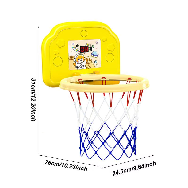 Children'S Basketball Hoops Indoor Basketball Hoops Household Mute Ball Wall Mounted Foldable Basketball Hoop Training Equipment