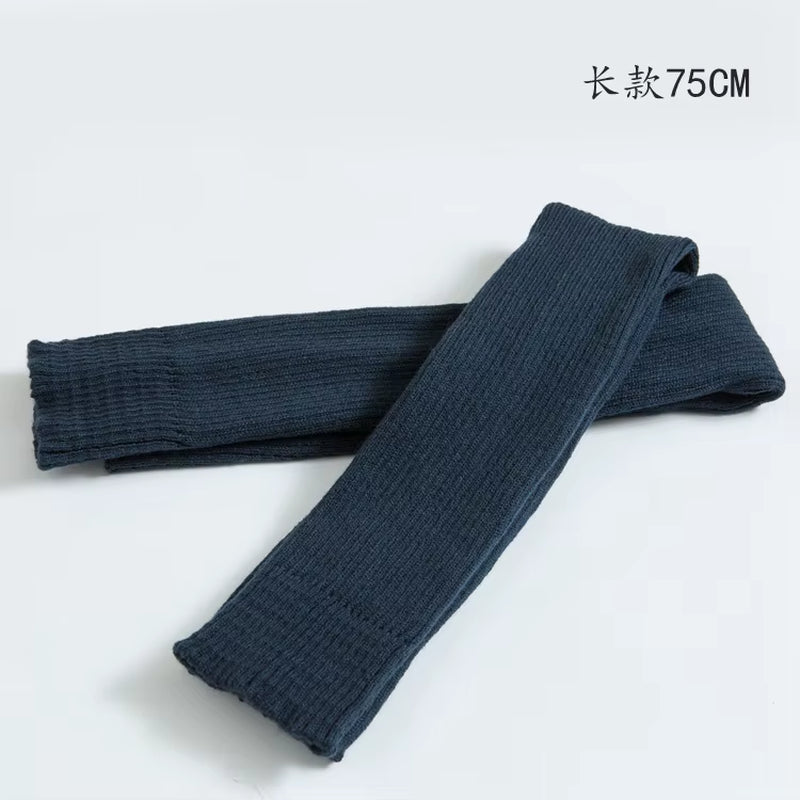 Adult Ballet Leg Warmers Teenager Yoga Knee Pad Latin Lengthen Girls Boot Socks Knitted Leg Warmers for Children 75CM