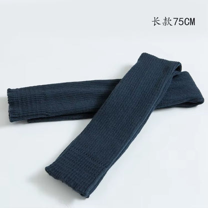 Adult Ballet Leg Warmers Teenager Yoga Knee Pad Latin Lengthen Girls Boot Socks Knitted Leg Warmers for Children 75CM