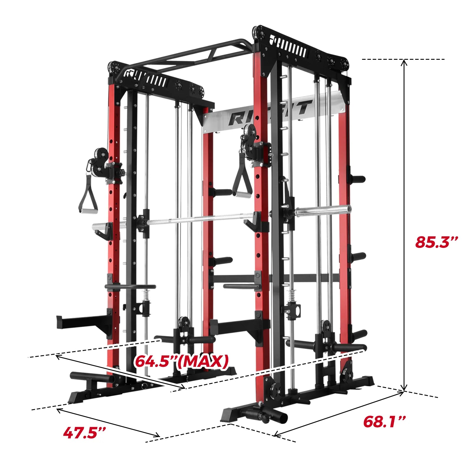 M1 PRO Smith Machine Home Gym Package Comprehensive All-In-One Workout System