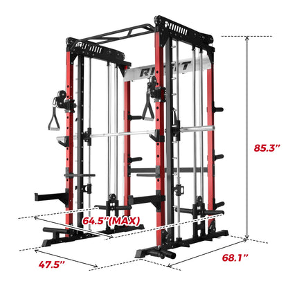 M1 PRO Smith Machine Home Gym Package Comprehensive All-In-One Workout System