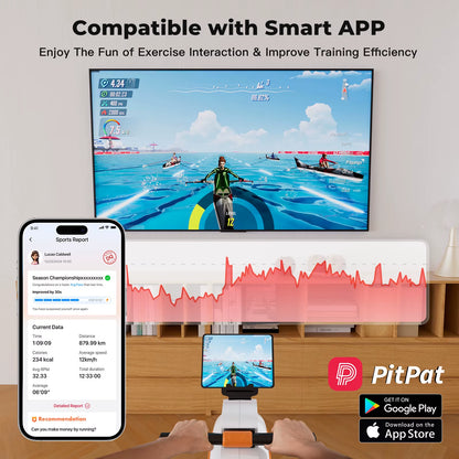 Home Rowing Machine 32Level Adjustable Resistance 300LBS Trainer Row Machine LED Monitor Tablet Holder Bluetooh Fitness Machine