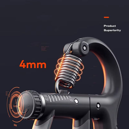 Hand Grip Strengthener Wrist Forearm Strength Trainer Forearm Gripper Adjustable Gripper Exerciser Workout Squeezer 10-100KG