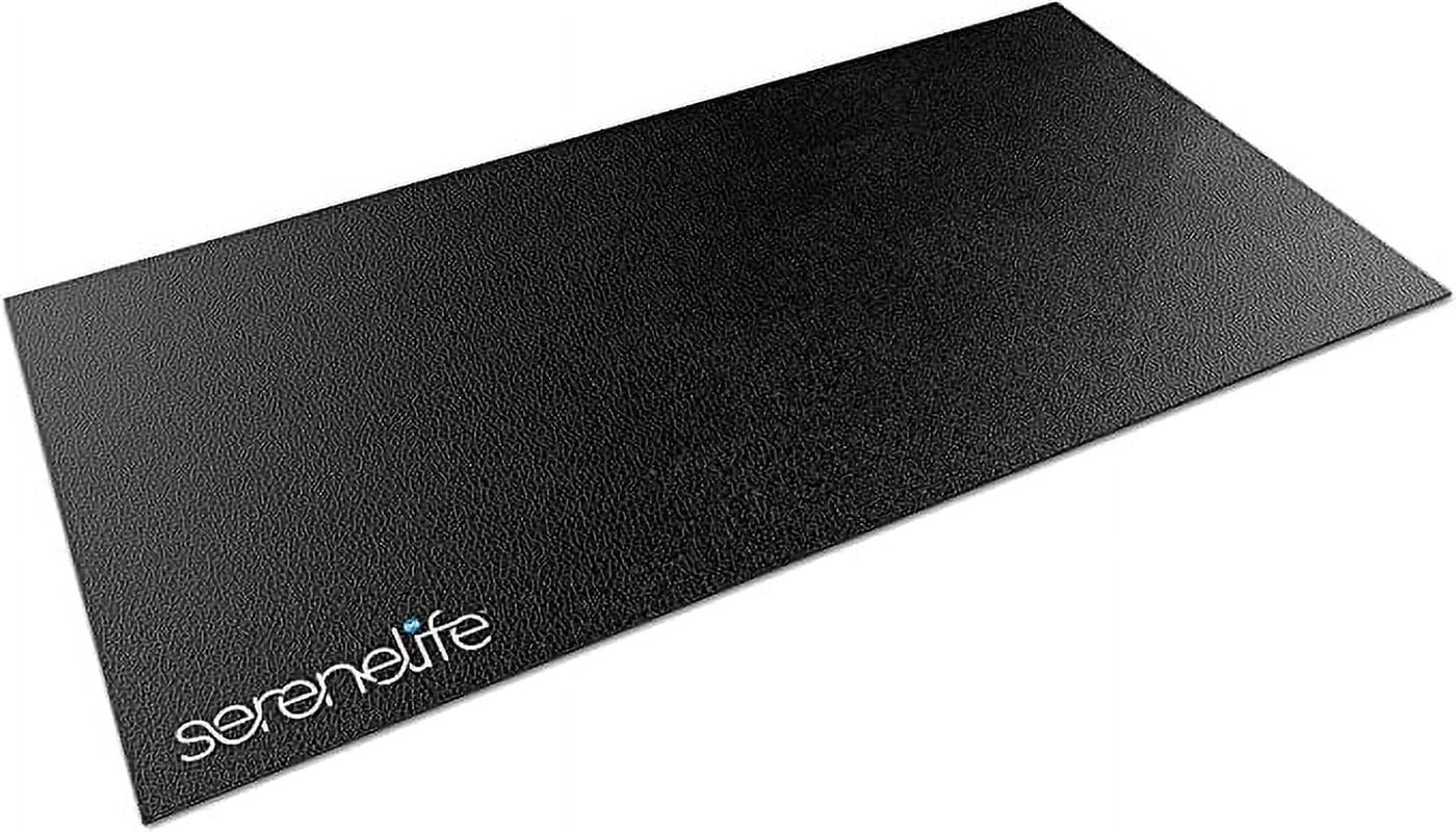 Premium Portable Fitness Exercise Mat - 36" X 72" Non-Slip Gym Training Equipment Floor Protection - Yoga, Workout, Jump Rope - for Bigger Treadmill, Elliptical, Bike, Bench, Power Rack