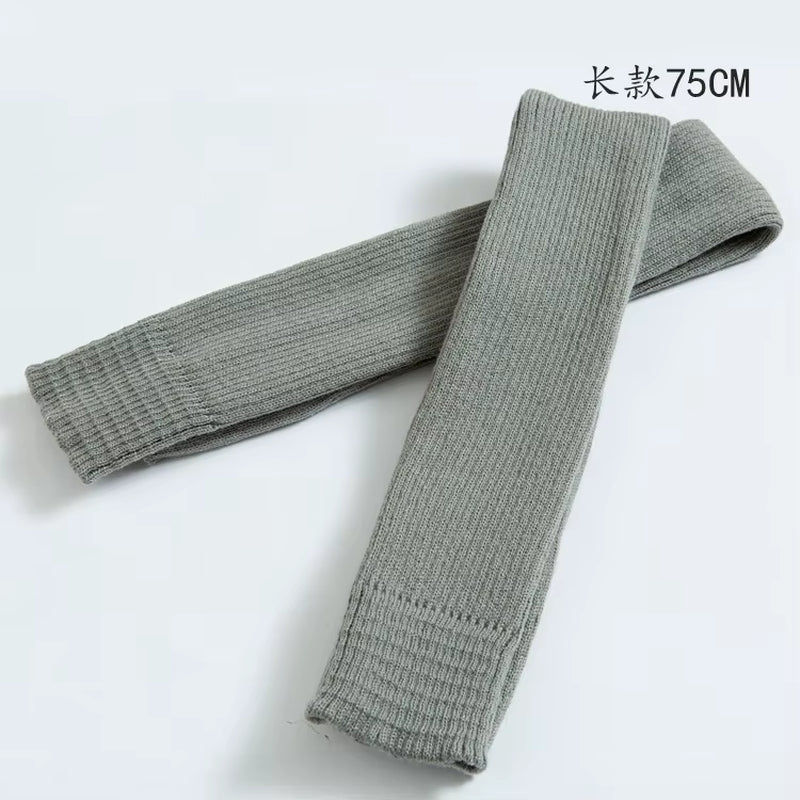 Adult Ballet Leg Warmers Teenager Yoga Knee Pad Latin Lengthen Girls Boot Socks Knitted Leg Warmers for Children 75CM