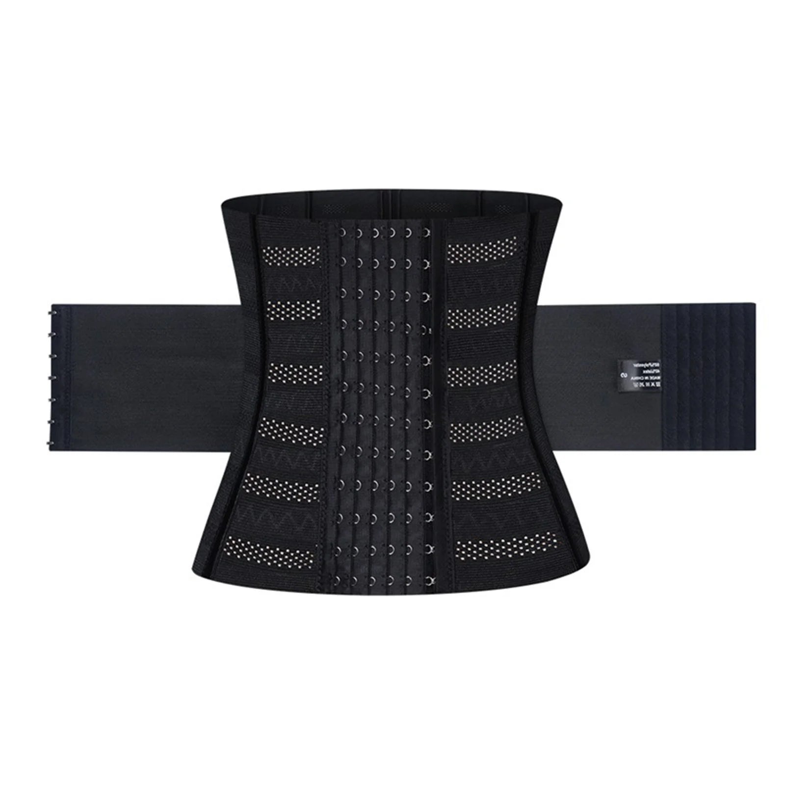 Women'S Waist Trainer, Breathable Elastic Corset Waist, Corset for Everyday Shapewear, Tummy Control Body Shaper with Adjustable Hooks (72-80Kg, Black)