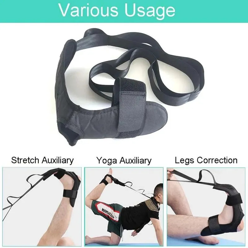 Yoga Stretch Band of Leg Yoga Flexibility Leg Belt Yoga Strap Fascia Stretcher Strap for Ballet Gymnastics Trainer