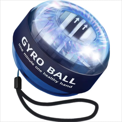 Self-Starting Multi-Functional Forearm Exerciser Power Ball Wrist Booster Trainer Hand Strength Grip Light-Up Strengthener