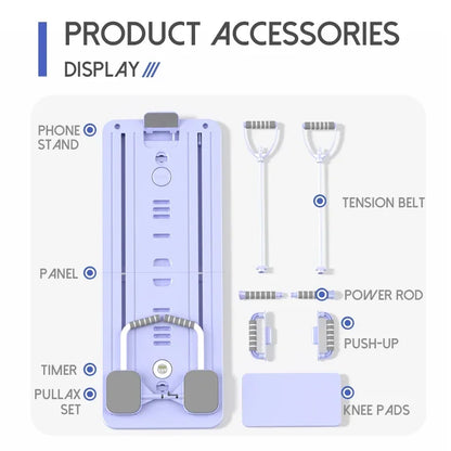 6In1Multi-Functional Fitness Board Abdominal Musculation Machine Pilates Equipment Gym Equipment for Home Pelvic Muscle Trainer