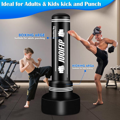 Heavy Punching Bag Boxing Free Standing Fitness MMA Fitness Training Equipment