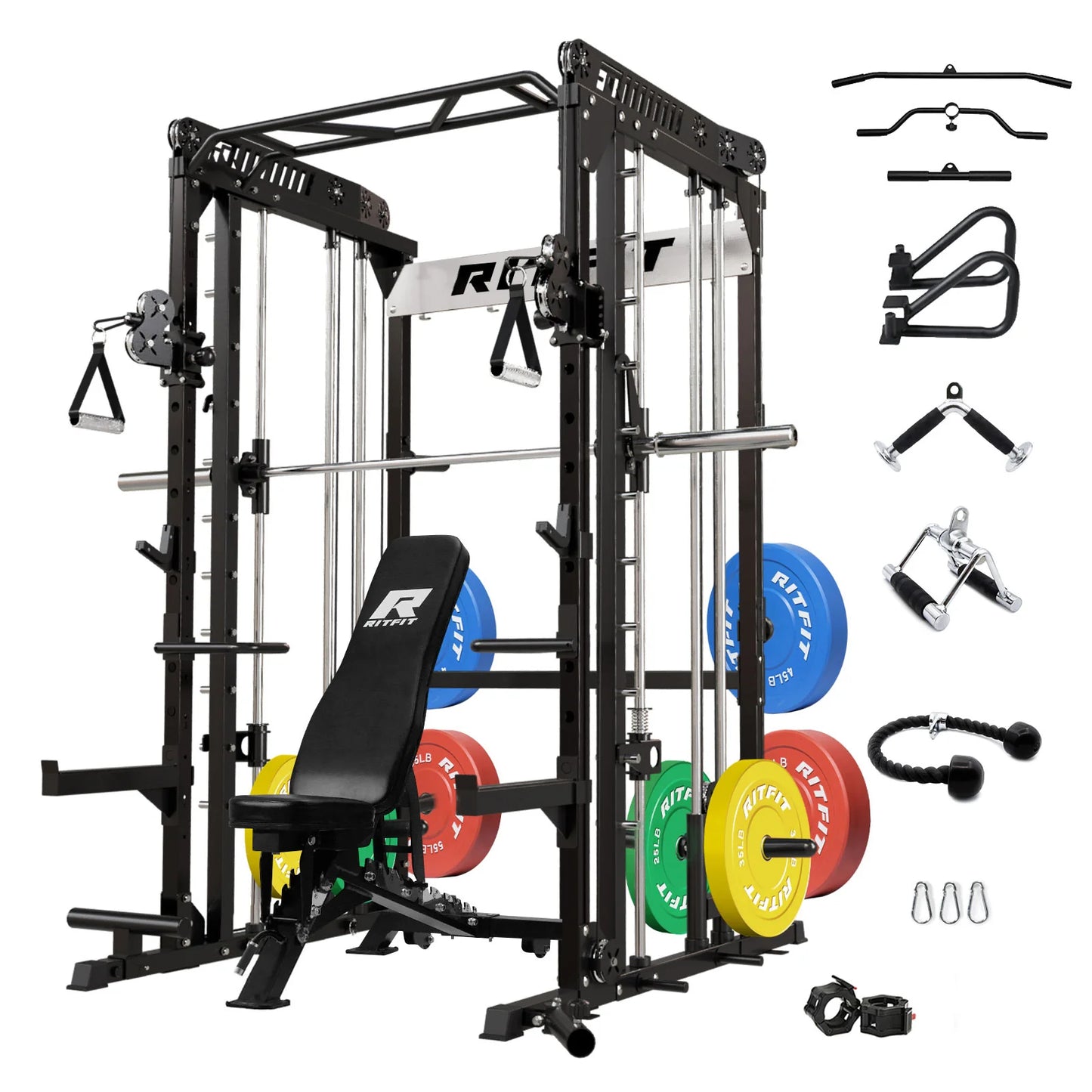 M1 PRO Smith Machine Home Gym Package Comprehensive All-In-One Workout System