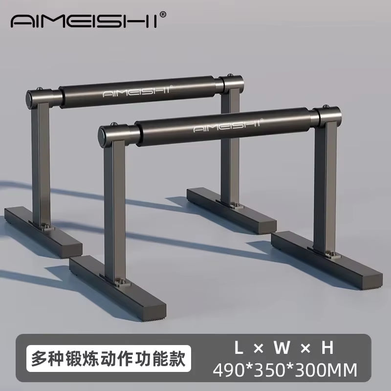 1 Pair Gym Push-Up Bar Stands with Handles Chest Abdomen Arms Back Bodybuilding Training Handstand Parallel Rod Gym Accessories