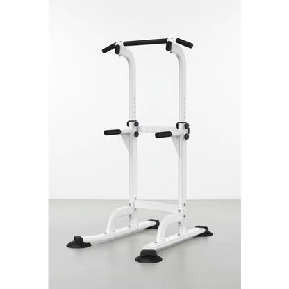 Adjustable Power Tower Pull up Bar Dip Station, Multi-Function Home Gym Equipment for Full Body Strength Training