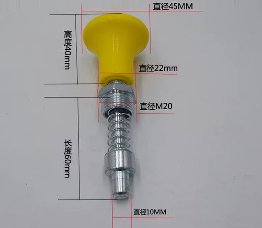 Gym Equipment Accessories Self-Locking Pull-Pin Pull-Pin M20 Adjustment High-Position Plug Home Fitness Equipment Plug