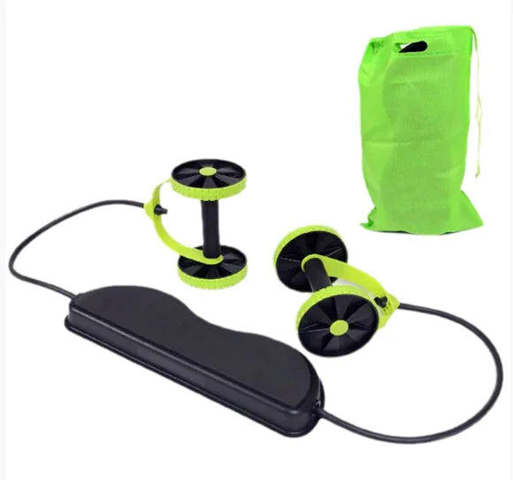 Ab Roller Home Fitness Equipment with Resistance Bands