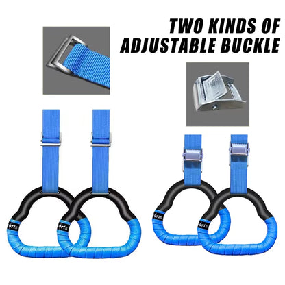 Gymnastics Rings Fitness Home Children'S Horizontal Bar Indoor Adult Pull up Wristband Stretching Training Fitness Equipment