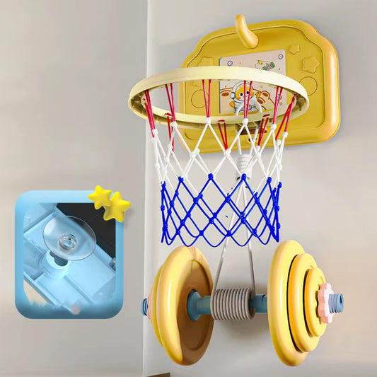 Children'S Basketball Hoops Indoor Basketball Hoops Household Mute Ball Wall Mounted Foldable Basketball Hoop Training Equipment