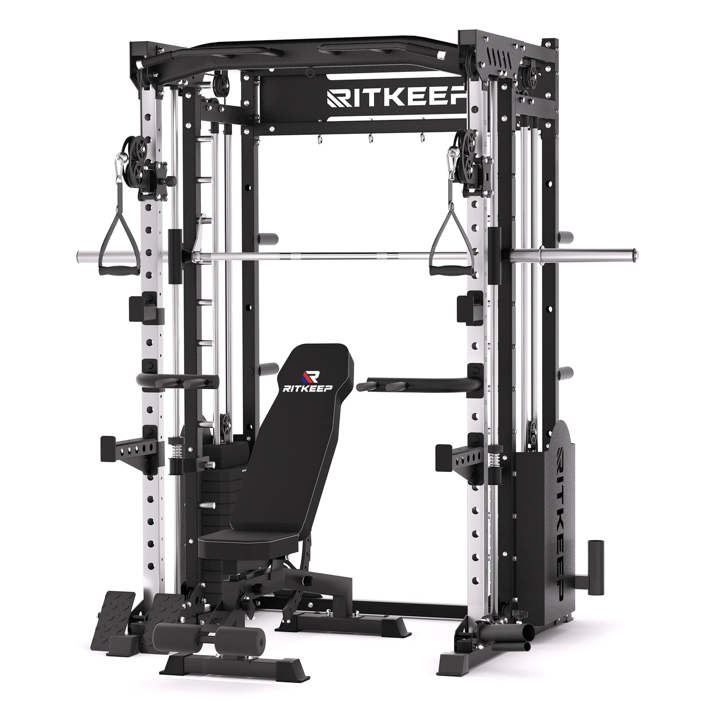 PMAX 5600 Home Gym Smith Machine - Integrated Weight System