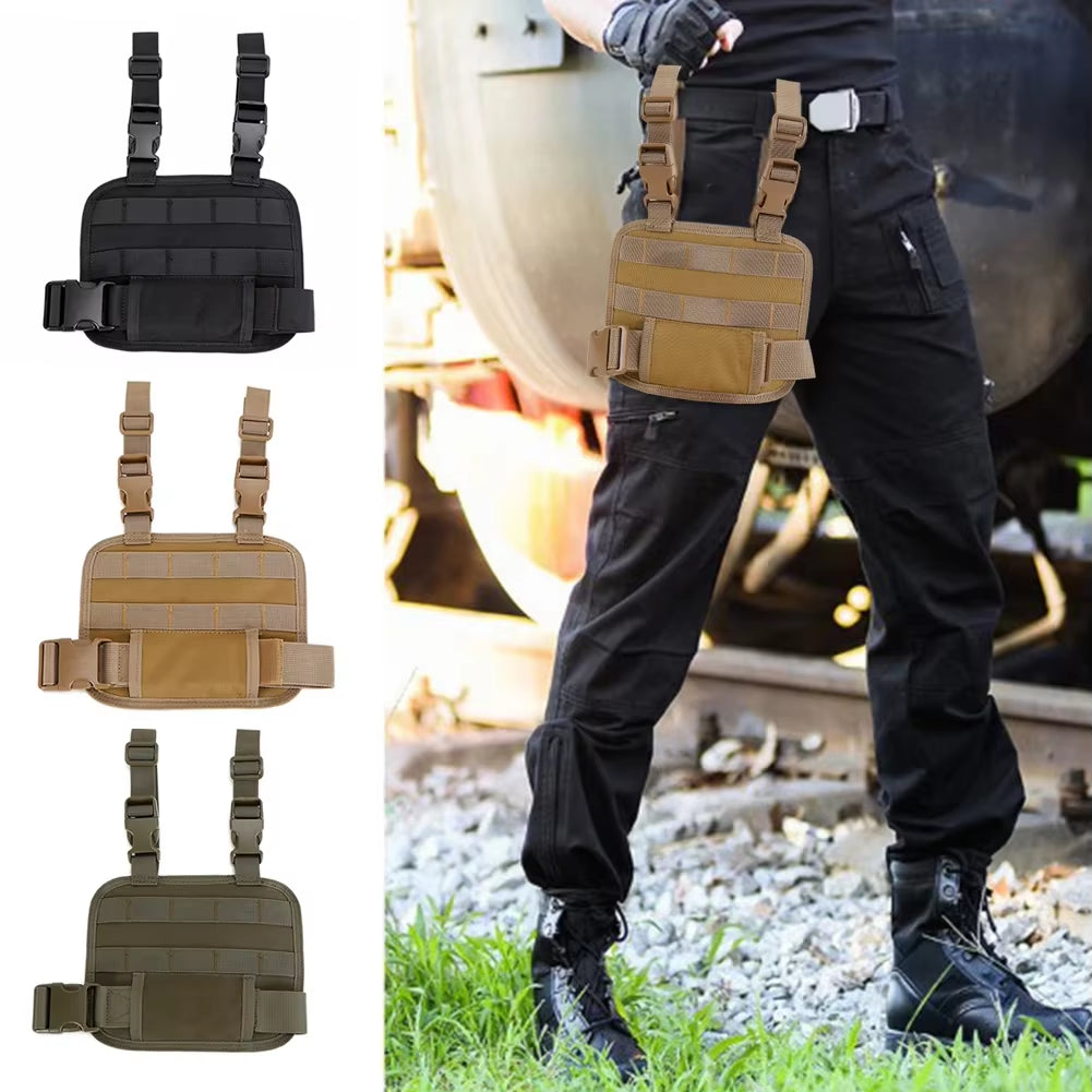 1000D Drop Leg Platform MOLLE Adjustable Leg Plate Leg Ammo Bag Magazine Bag Adjustable Thigh Strap Pouch