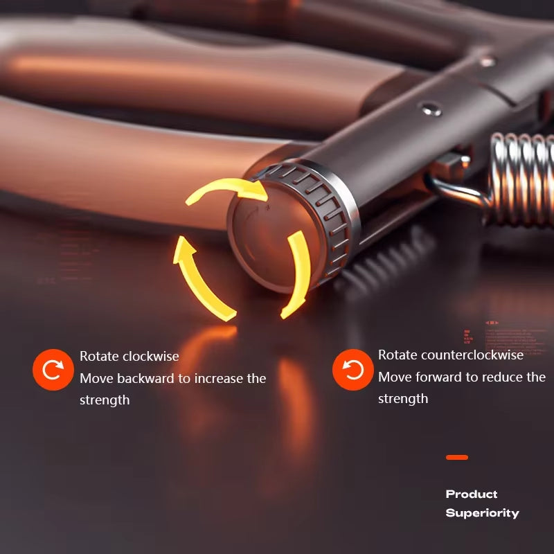 Hand Grip Strengthener Wrist Forearm Strength Trainer Forearm Gripper Adjustable Gripper Exerciser Workout Squeezer 10-100KG