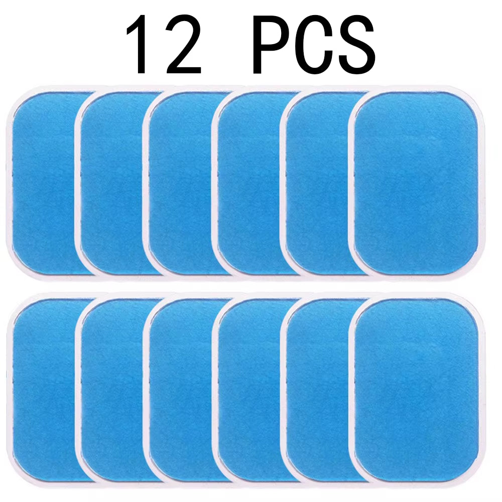 50 Pcs (25 Packs) Abdominal Muscle Hip Paste Gel Tablets Hydrogel Conductive Electrode Tablets Hip Gel Paste Patch