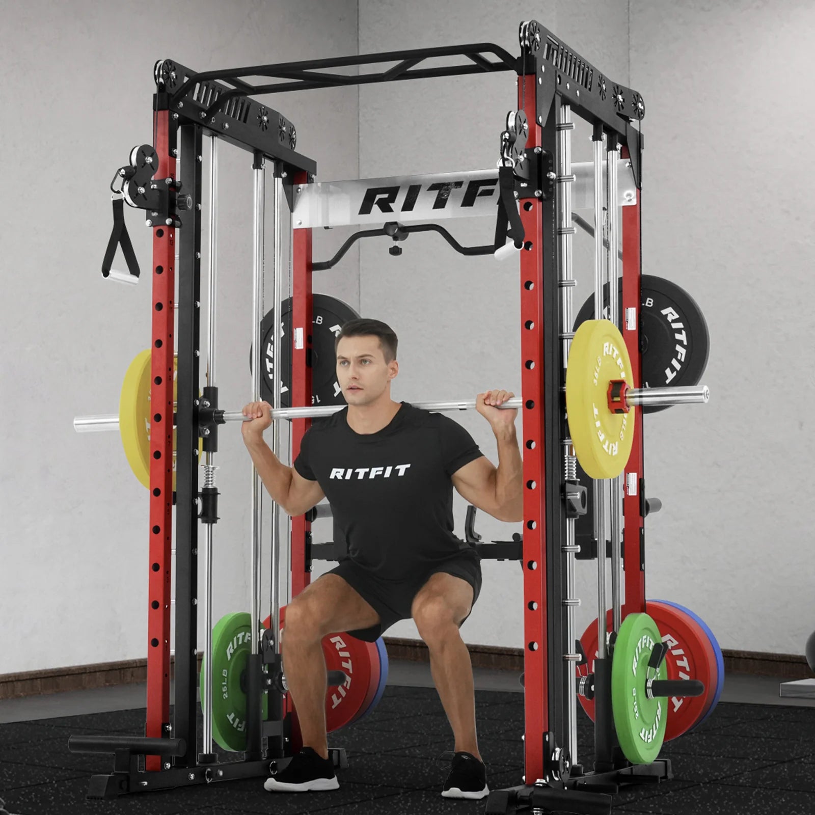 M1 PRO Smith Machine Home Gym Package Comprehensive All-In-One Workout System