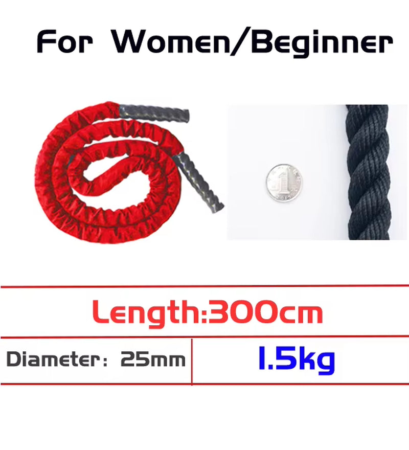 1.5Kg Weight Jumping Rope Skipping Jump Fitness Equipment Gym Loose Weight Training Boxing Sports Exercises Adjustable