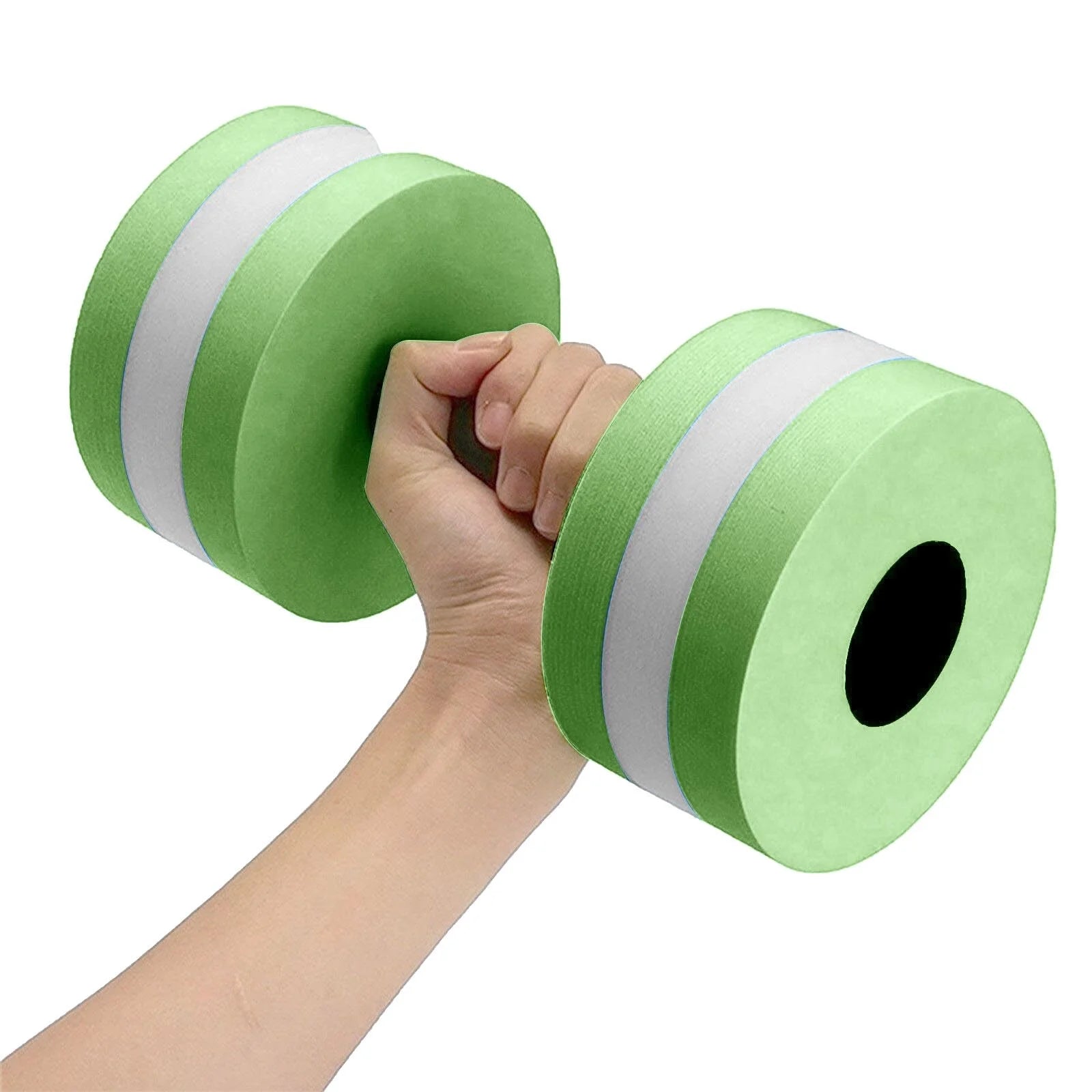 Dumbbell Set, Water Dumbells Pool Resistance, Water Fitness Equipment Foam Dumbbell, Water Aerobics Fitness Equipment for Weight Loss