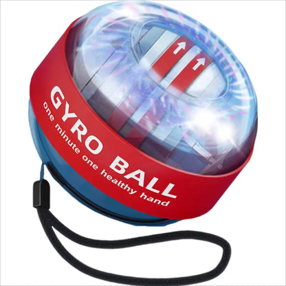 Self-Starting Multi-Functional Forearm Exerciser Power Ball Wrist Booster Trainer Hand Strength Grip Light-Up Strengthener